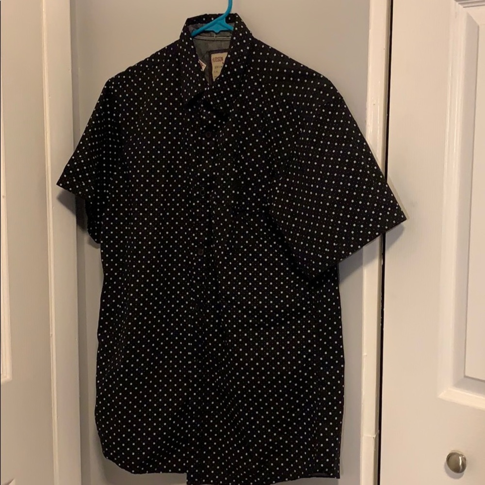 Short sleeved button down shirt